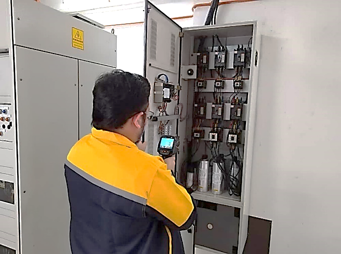 Infrared thermography scanning