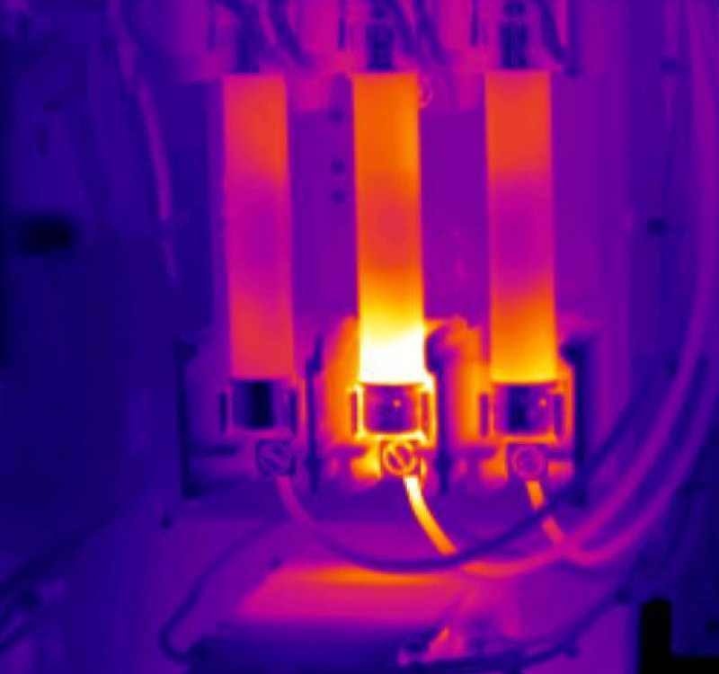 Infrared thermography scanning